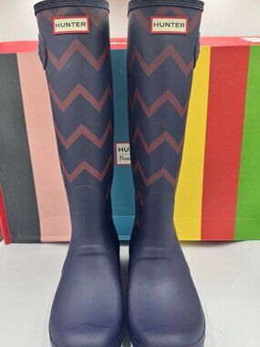 Hunter Original Tall Zig Zag Rain Boots